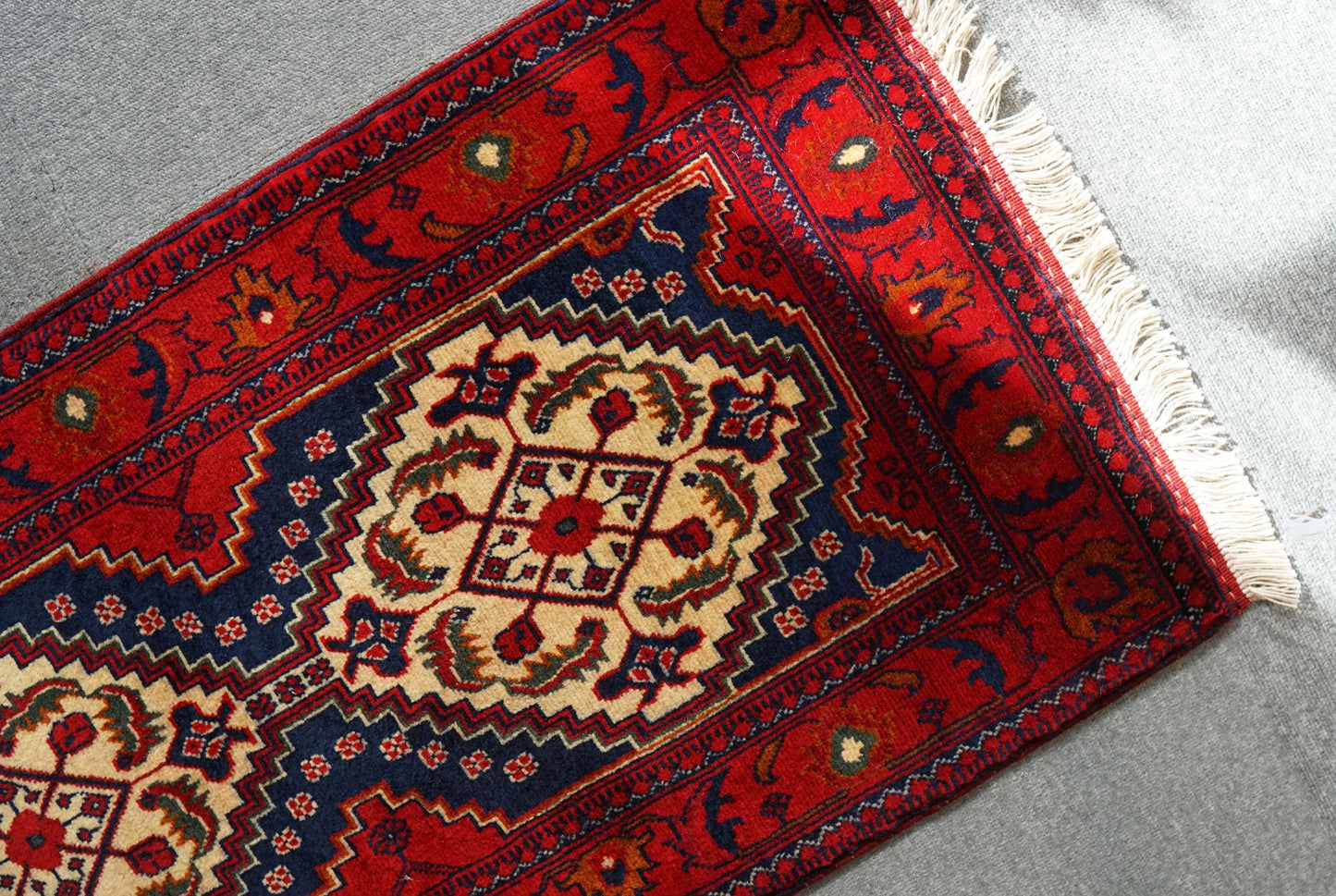 106×53cm アフガン手織り絨毯 カールモハメディ Decorworks