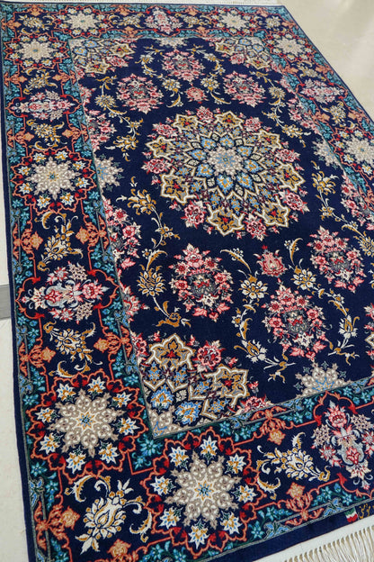  ペルシャ絨毯 イスファハン産 モメニ工房 200×130cm