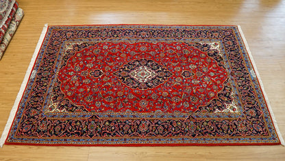  ペルシャ絨毯 カシャーン産 (カシャン) シャドサル工房 225×150cm