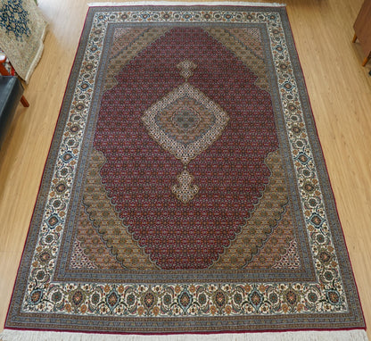 Collection ペルシャ手織り絨毯 タブリーズ産 305×205cm マヒ柄