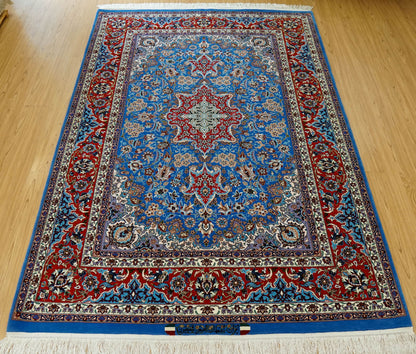  ペルシャ絨毯 イスファハン産 220×150cm  シャジュン房  4661