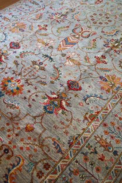  アフガニスタン手織り絨毯 ガズニ  243×176cm｜手紡ぎウール×草木染め