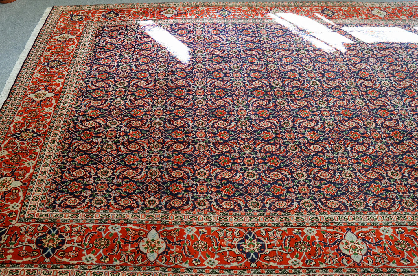 295×202cm ペルシャ手織り絨毯タブリーズ産 Decorworks