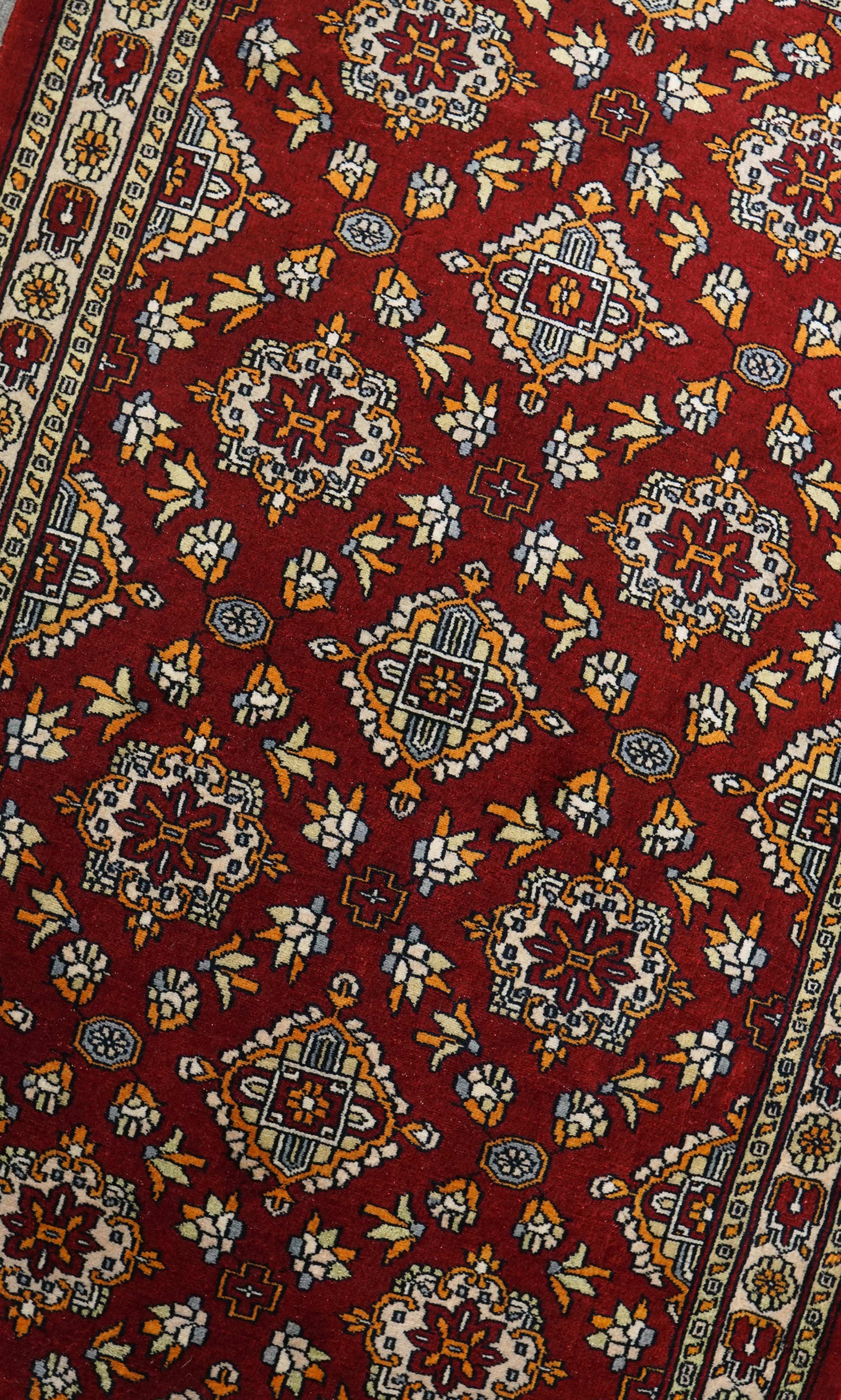パキスタン手織り絨毯 128×79cm - Decorworks