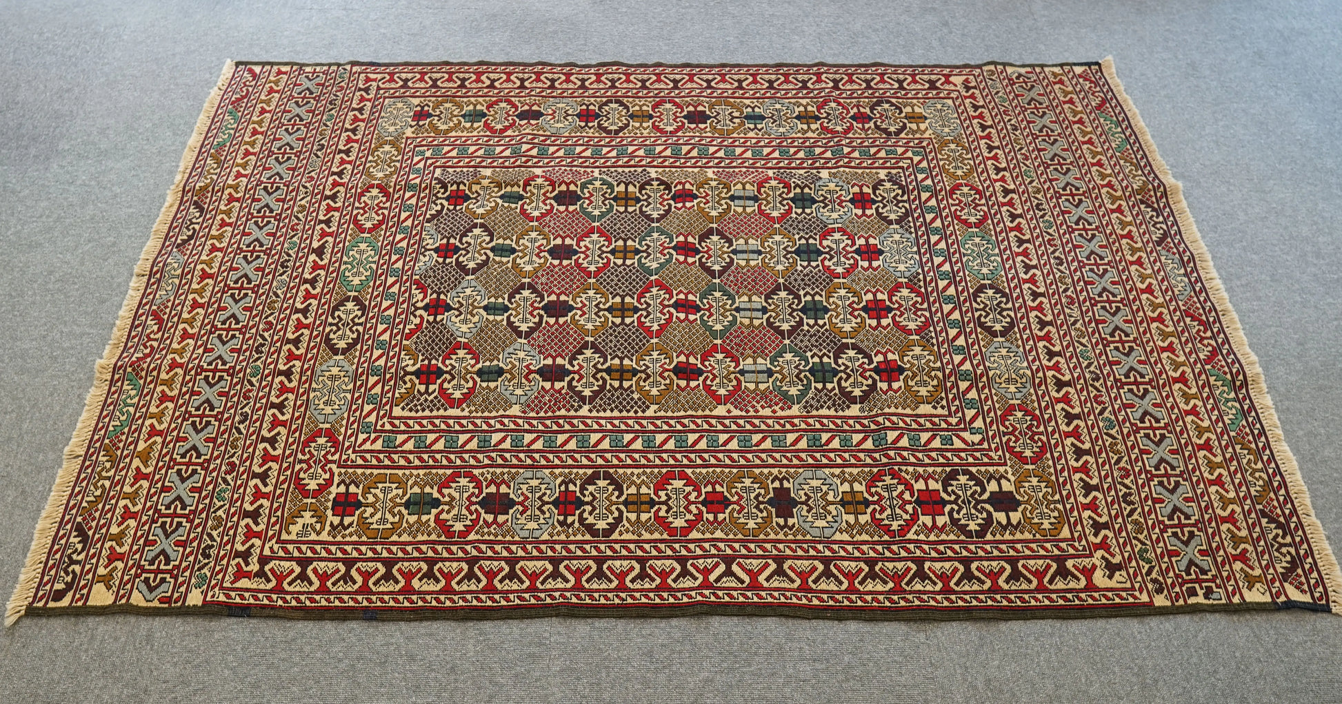 185×119cm ペルシャ手織りキリム Decorworks