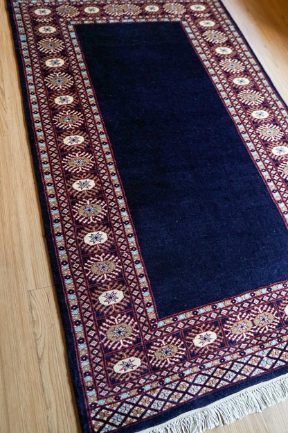  パキスタン手織り絨毯 154×91cm
