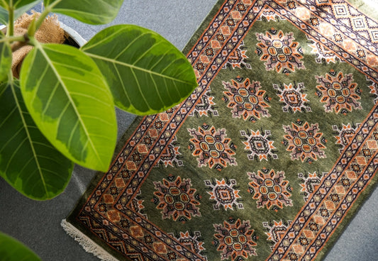 120×80cm パキスタン手織り絨毯 Decorworks
