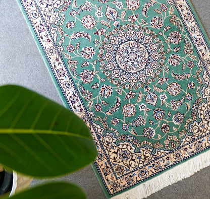 116×78cm ペルシャ手織り絨毯 ナイン産 Decorworks