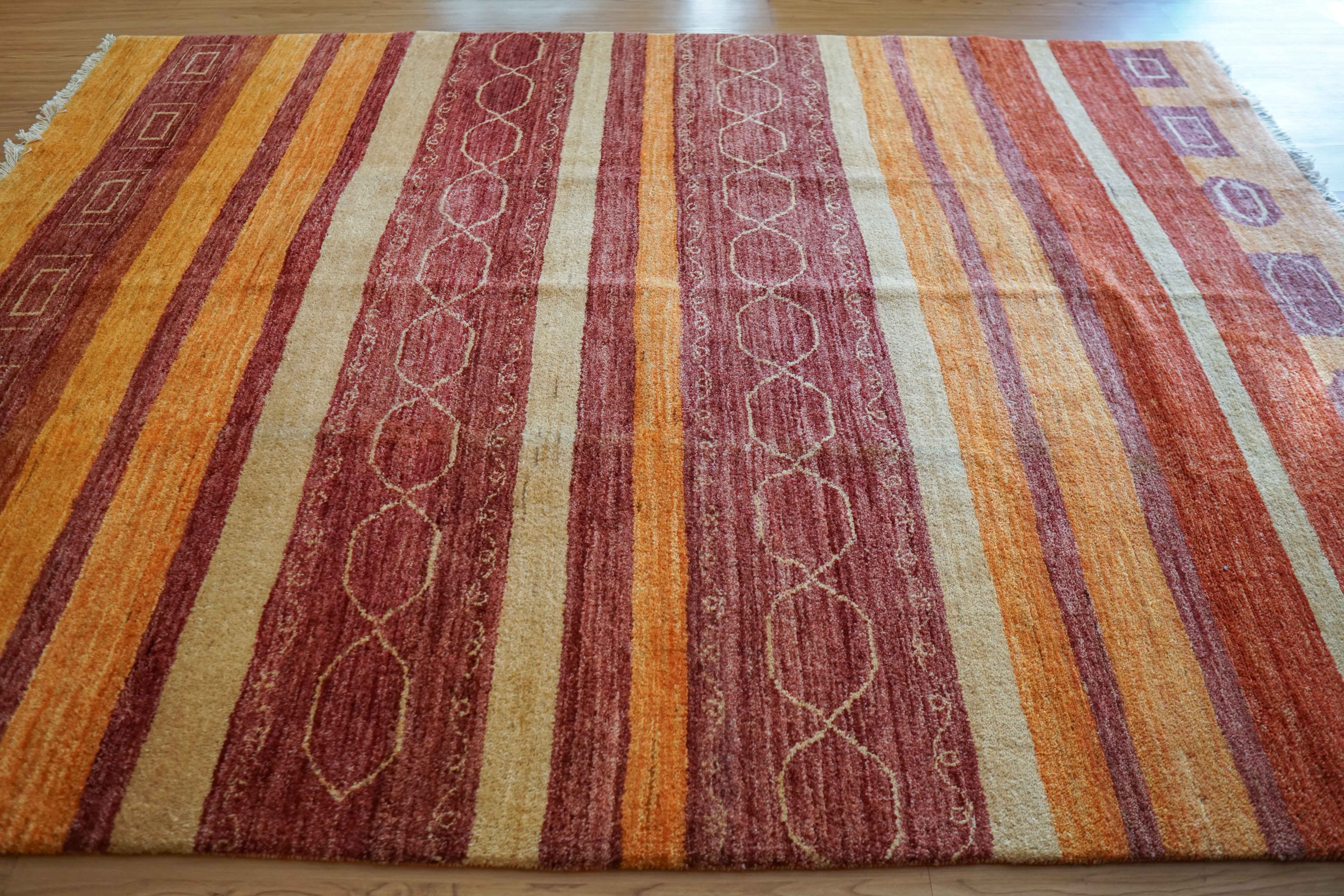 ペルシャ手織りギャッベ244×172cm カシュクリ – Decorworks