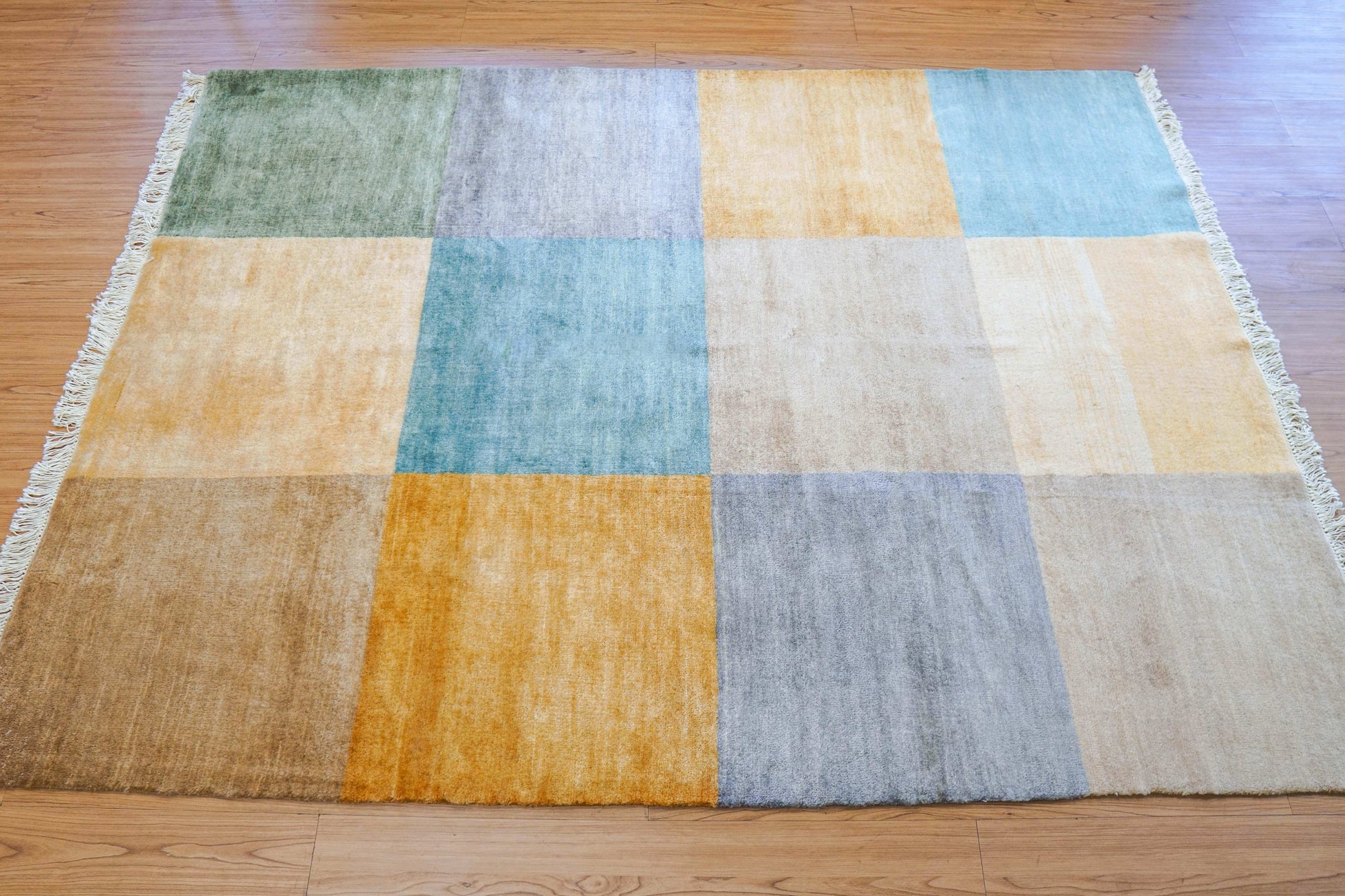  パキスタン手織りギャッベ 221×154cm