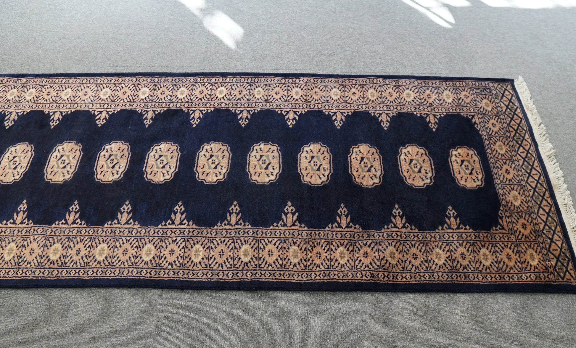 201×79cm パキスタン手織り絨毯 トルクメン ボハララグ Decorworks