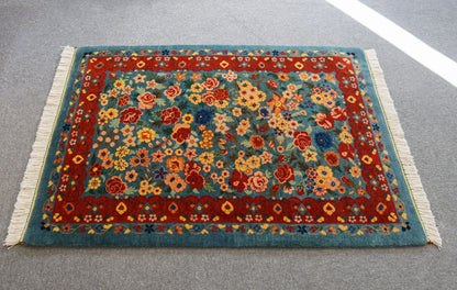106×76cm　 ペルシャ バラミン産 手織り絨毯 Decorworks