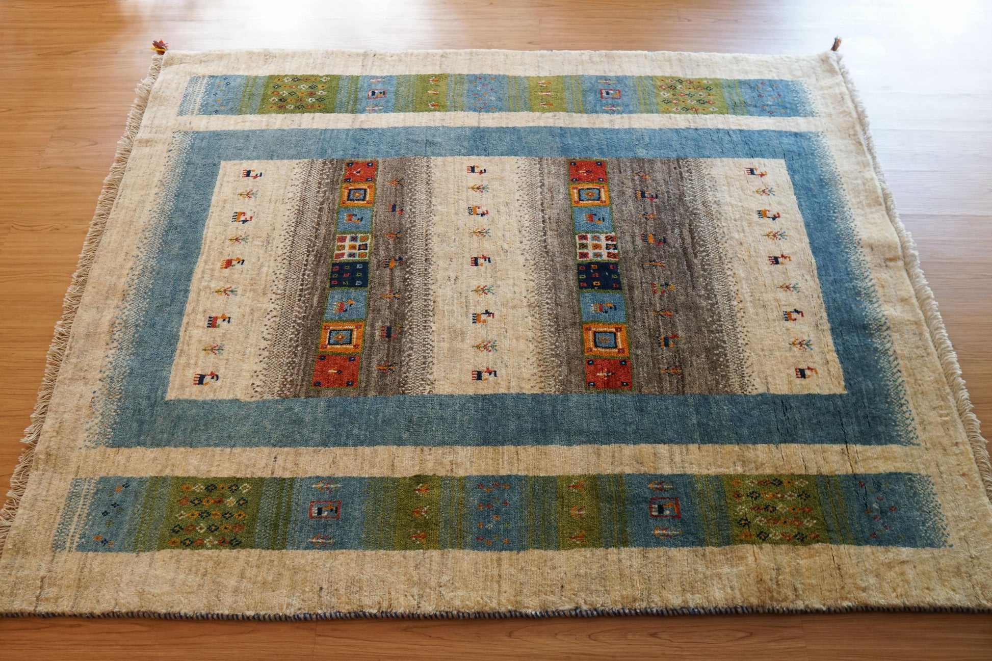 Collection ペルシャ手織りギャッベ 200×159cm -19508