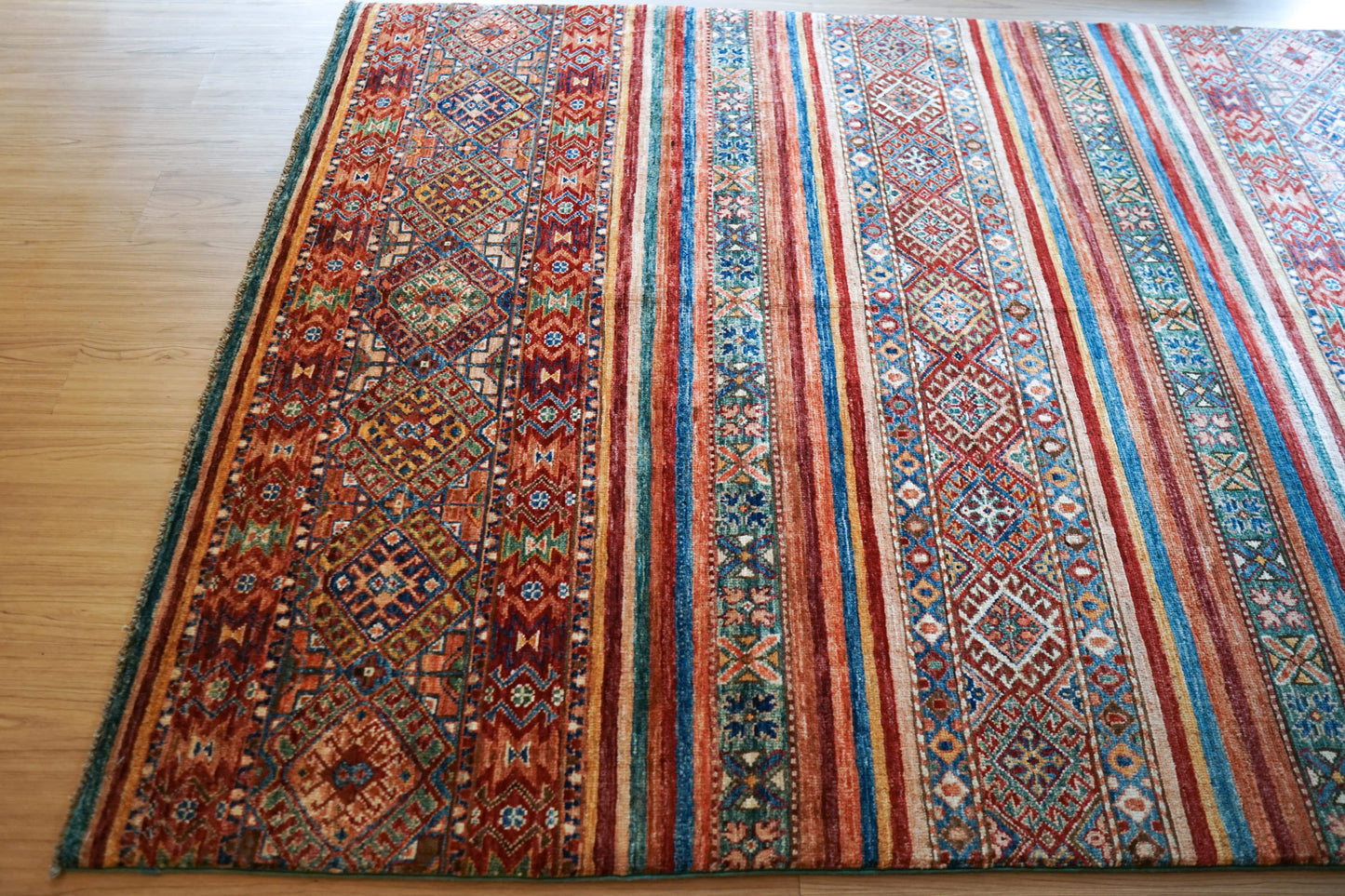 Collection アフガニスタン ガズニーウール 絨毯 206×145cm　トライバルラグ