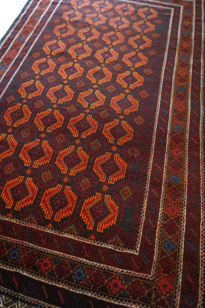  ペルシャ絨毯 バルーチ トライバルラグ 190×114cm