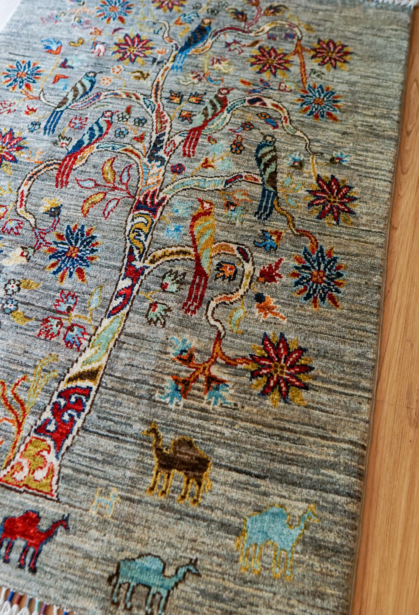 Collection 150×98cm  アフガニスタンガズニウール手織りギャッベ