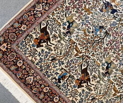 218×140cm   パキスタン手織り絨毯 Decorworks