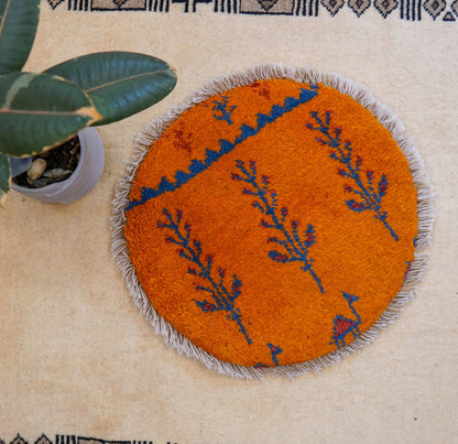  ペルシャ絨毯 手織りギャッベ アマレ族 ギャベ 40×40cm