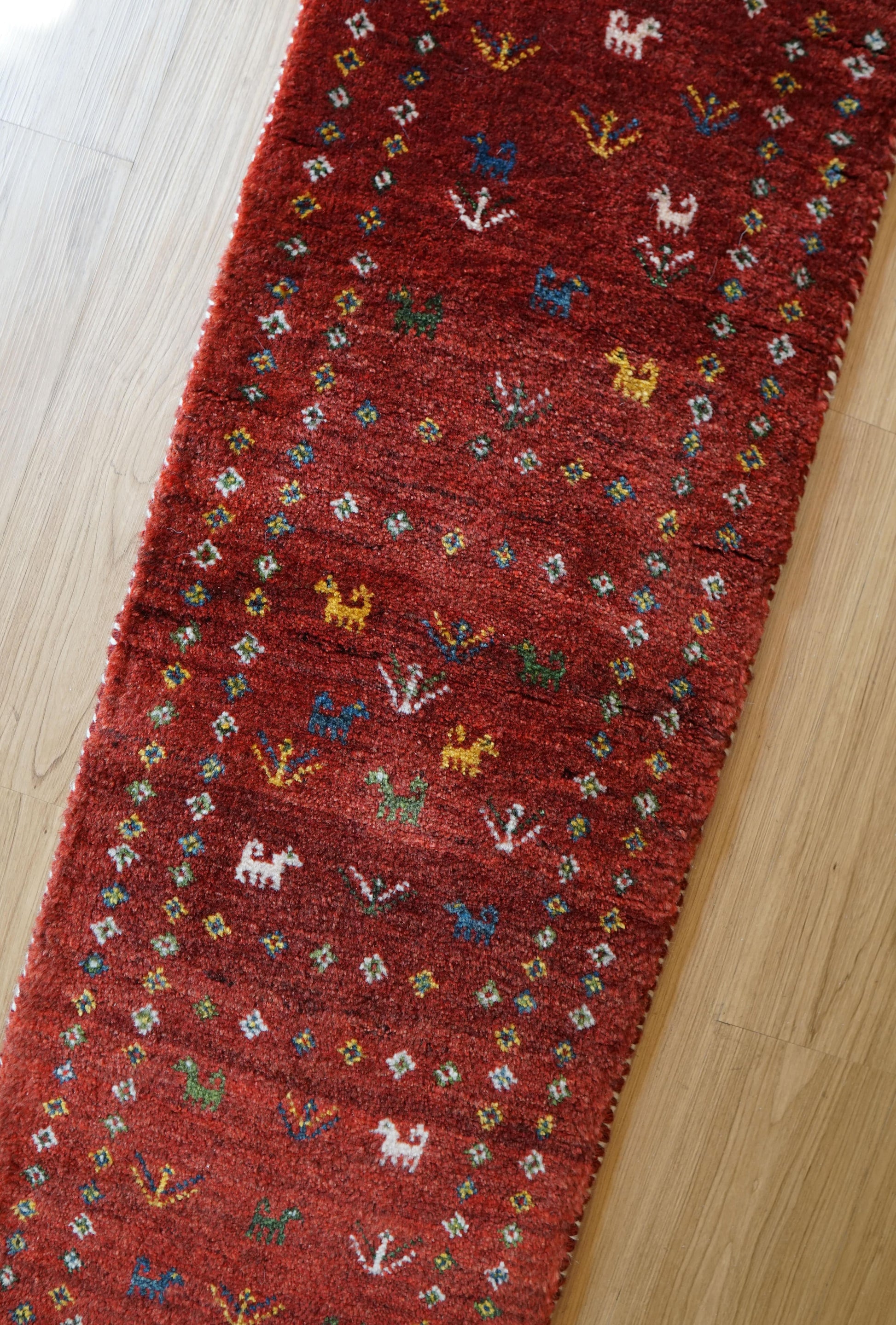 Collection 120×44cm ペルシャギャッベ アマレ族 ギャベ　ランナー
