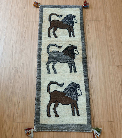  ペルシャギャッベ アマレ族 ギャベ　ランナー 116×42cm