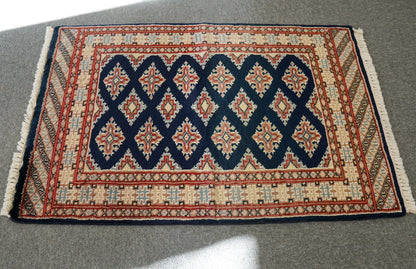93×61cm パキスタン手織り絨毯　 Decorworks