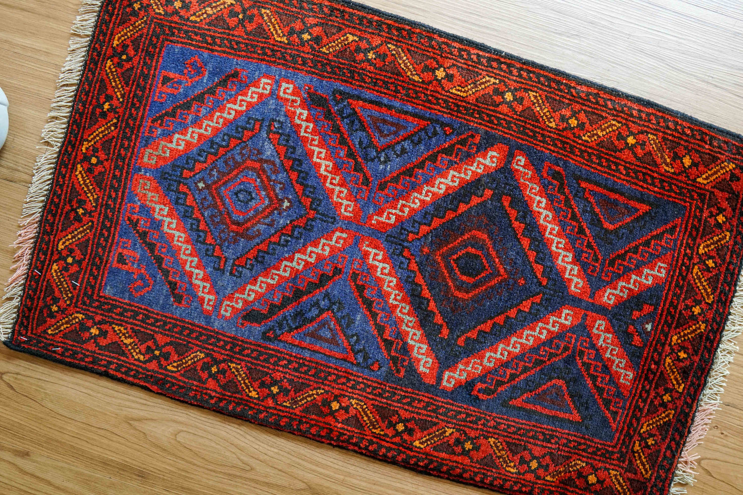  アフガン バルーチ ヴィンテージ絨毯 83×50cm トライバルラグ