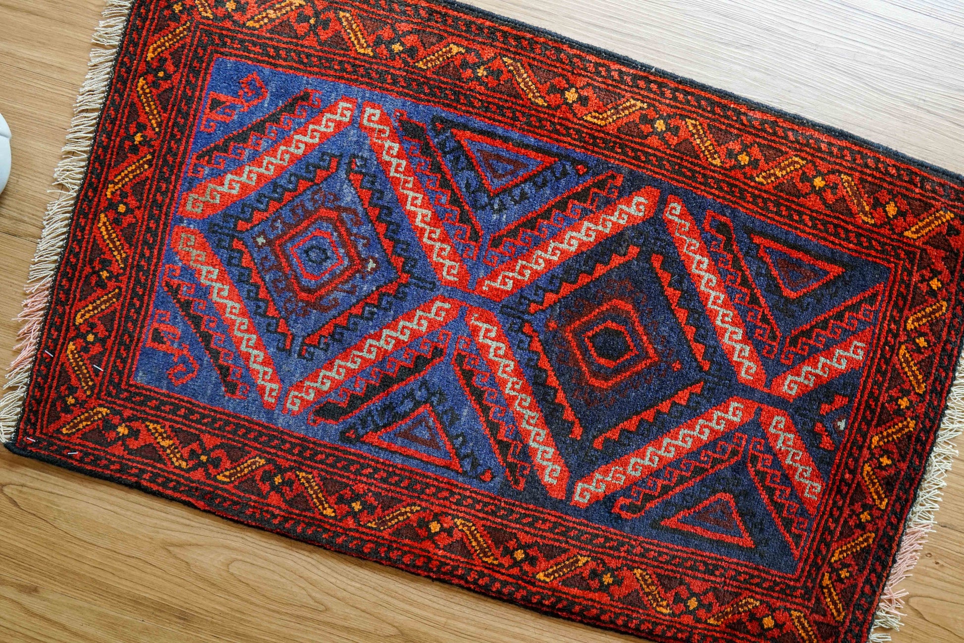  アフガン バルーチ ヴィンテージ絨毯 83×50cm トライバルラグ