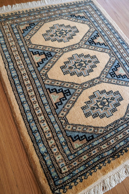  81×63cm  パキスタン手織り絨毯
