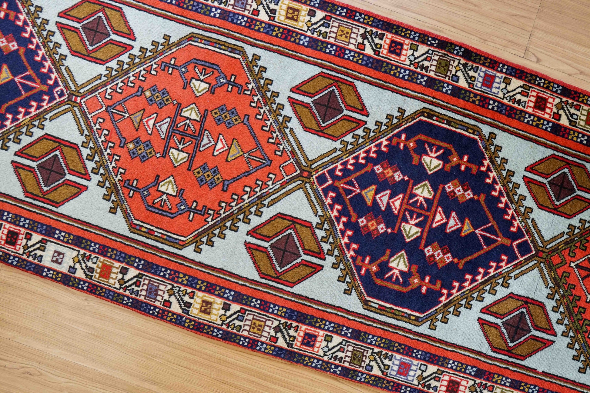  ペルシャ手織り絨毯 アルデビルラグ  ランナー 　315×72cm