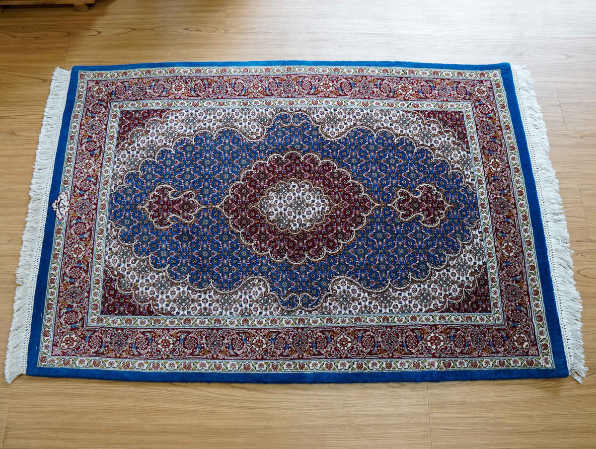  120×82cm 手織り ペルシャ絨毯 タブリーズ産　50RAJ