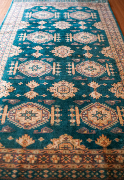  パキスタン手織り絨毯  156×95cm