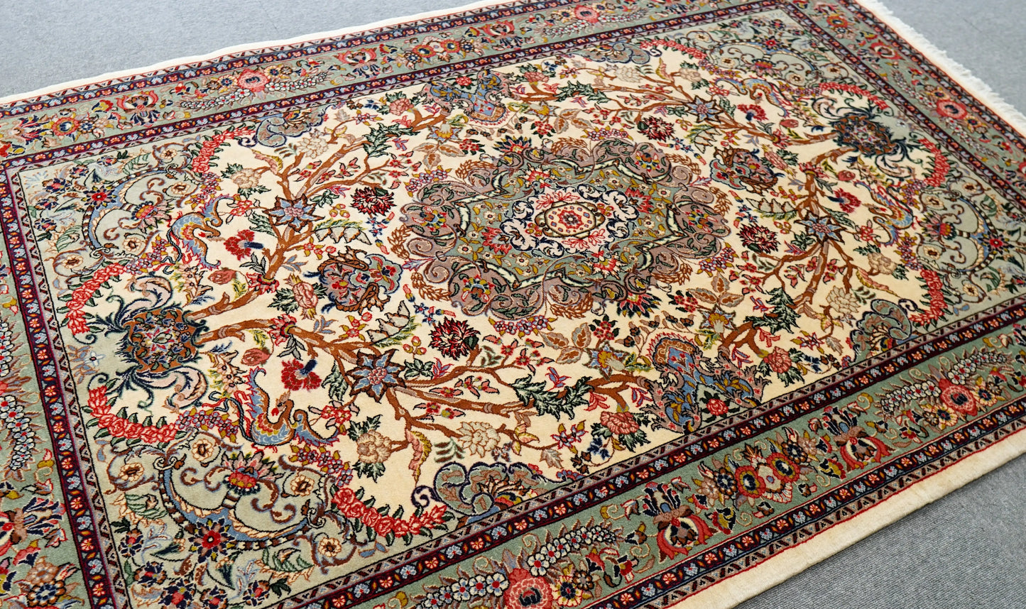200×135cm　 ペルシャサルーク総手織り絨毯 Decorworks