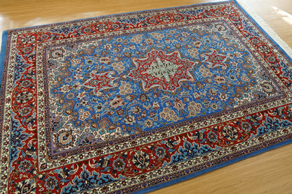  ペルシャ絨毯 イスファハン産 220×150cm  シャジュン房  4661