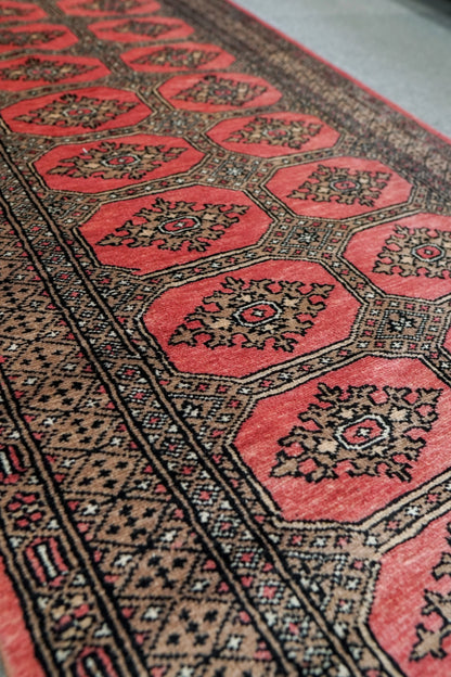 249×80cm パキスタン手織り絨毯　ランナー Decorworks