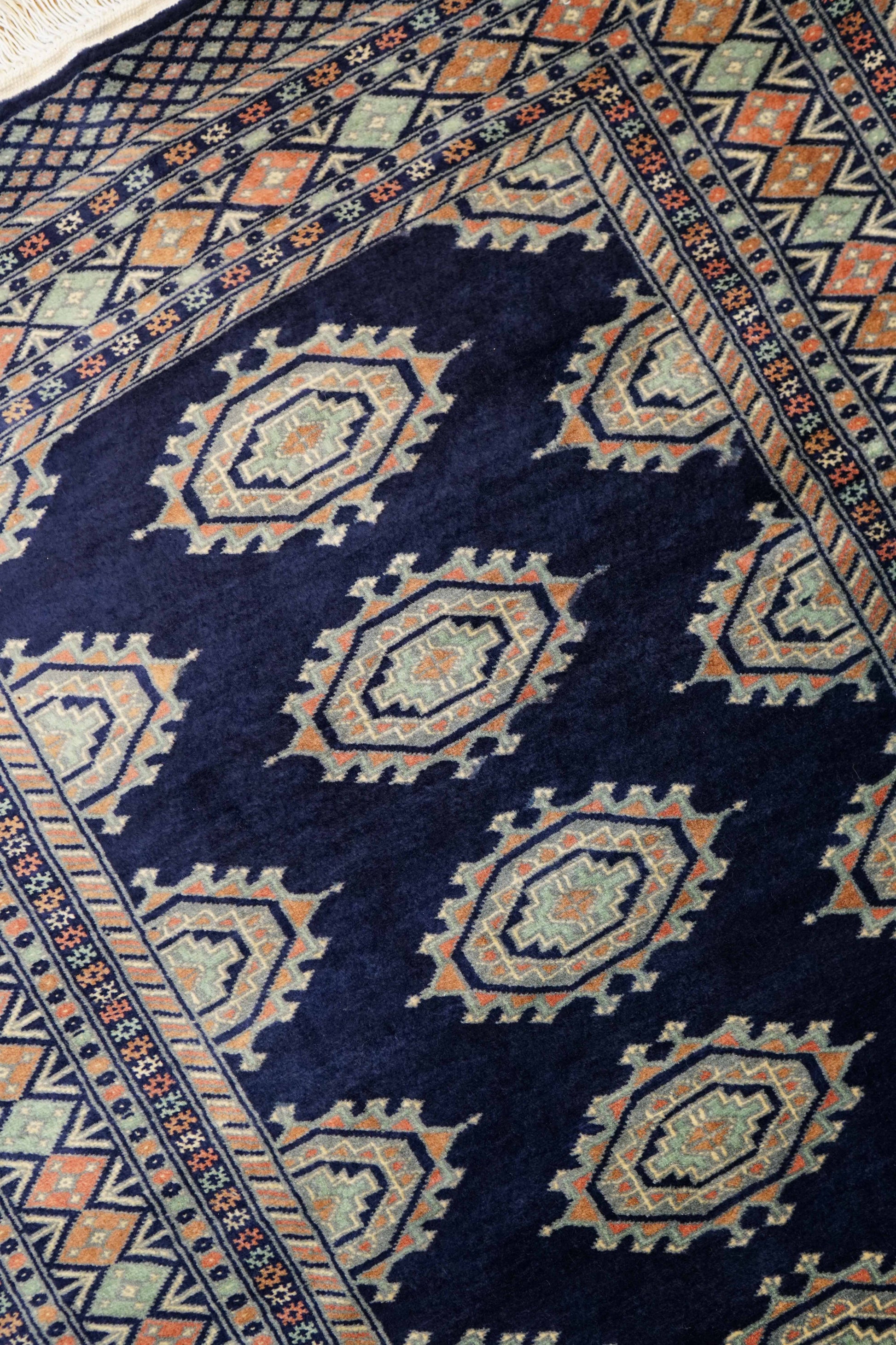  パキスタン手織り絨毯 153×95cm｜草木染ウール