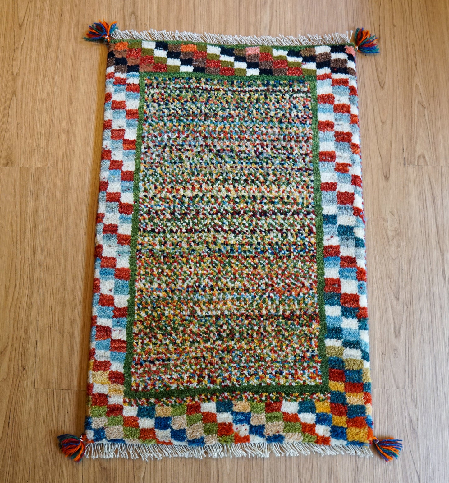 Collection 80×50cm　ペルシャ絨毯 手織りギャッベ アマレ族 ギャベ