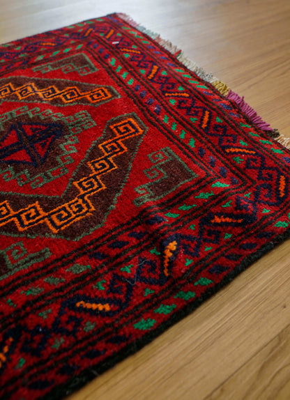 Tribal Rug, Vintage Rug, Baluch, 68x47cm, Persian Rug, Entry Mat Size