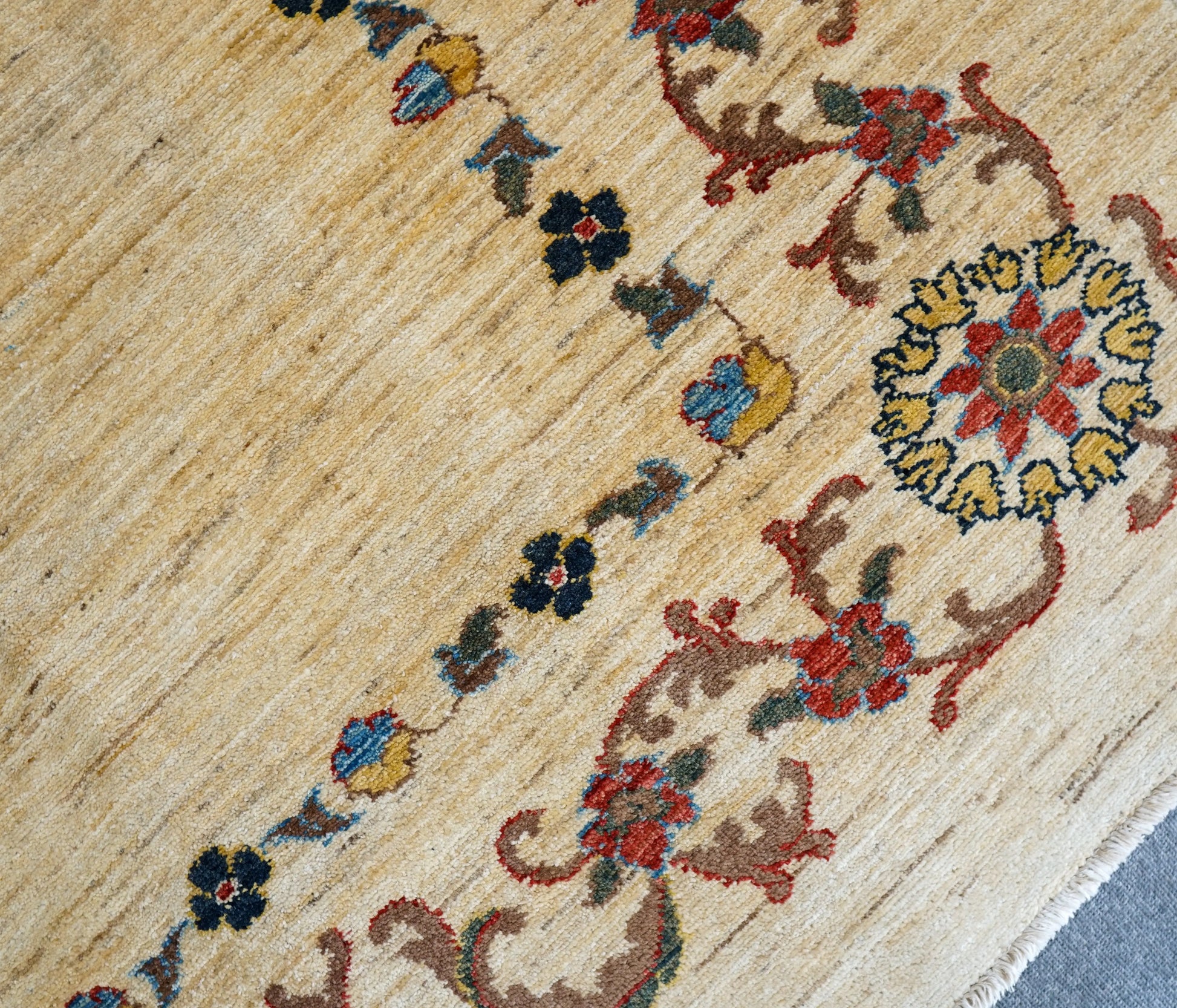 250×152cm  ガズニウール手織りギャッベ パキスタン 絨毯 - Decorworks