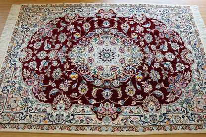  ペルシャ絨毯 ナイン 156×108cm