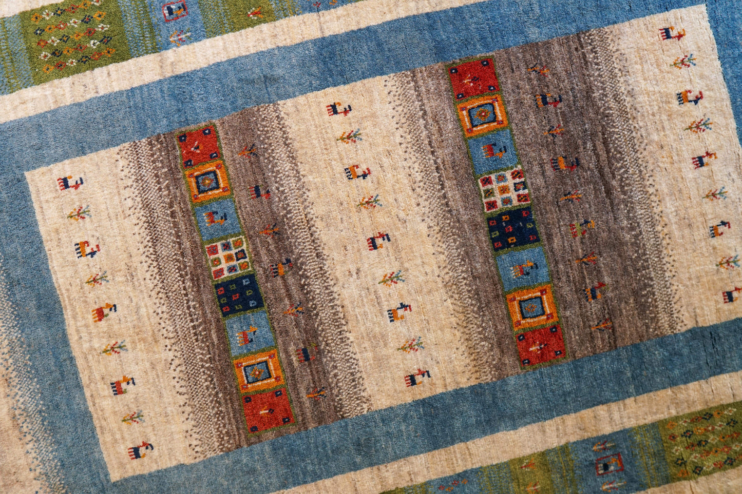 Collection ペルシャ手織りギャッベ 200×159cm -19508