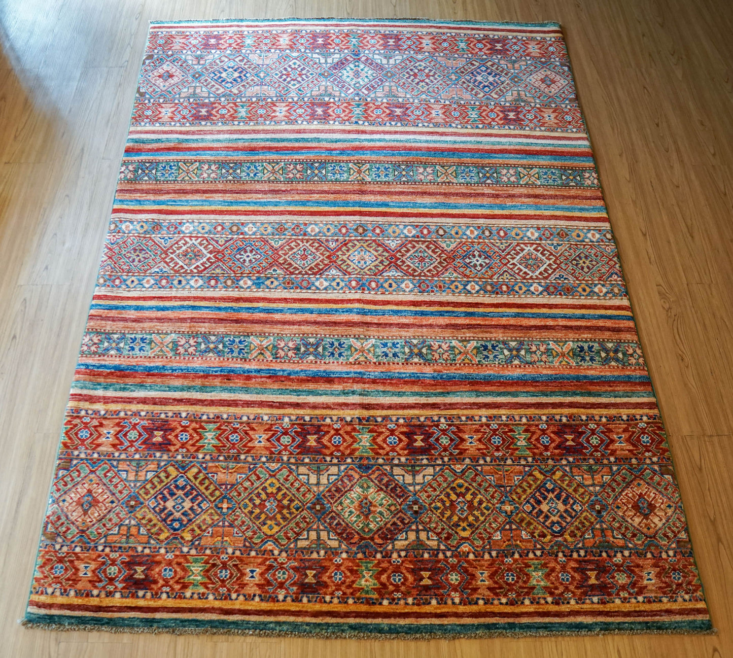 Collection アフガニスタン ガズニーウール 絨毯 206×145cm　トライバルラグ