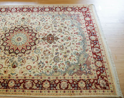  ペルシャ絨毯 オリエンタルラグ 242×154cm 手織り メダリオン柄