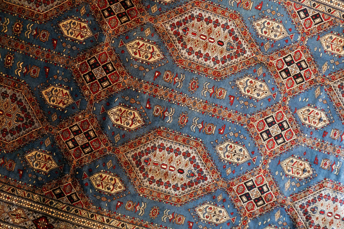  パキスタン手織り絨毯 290×160cm  ニュージーランド産メリノウール使用