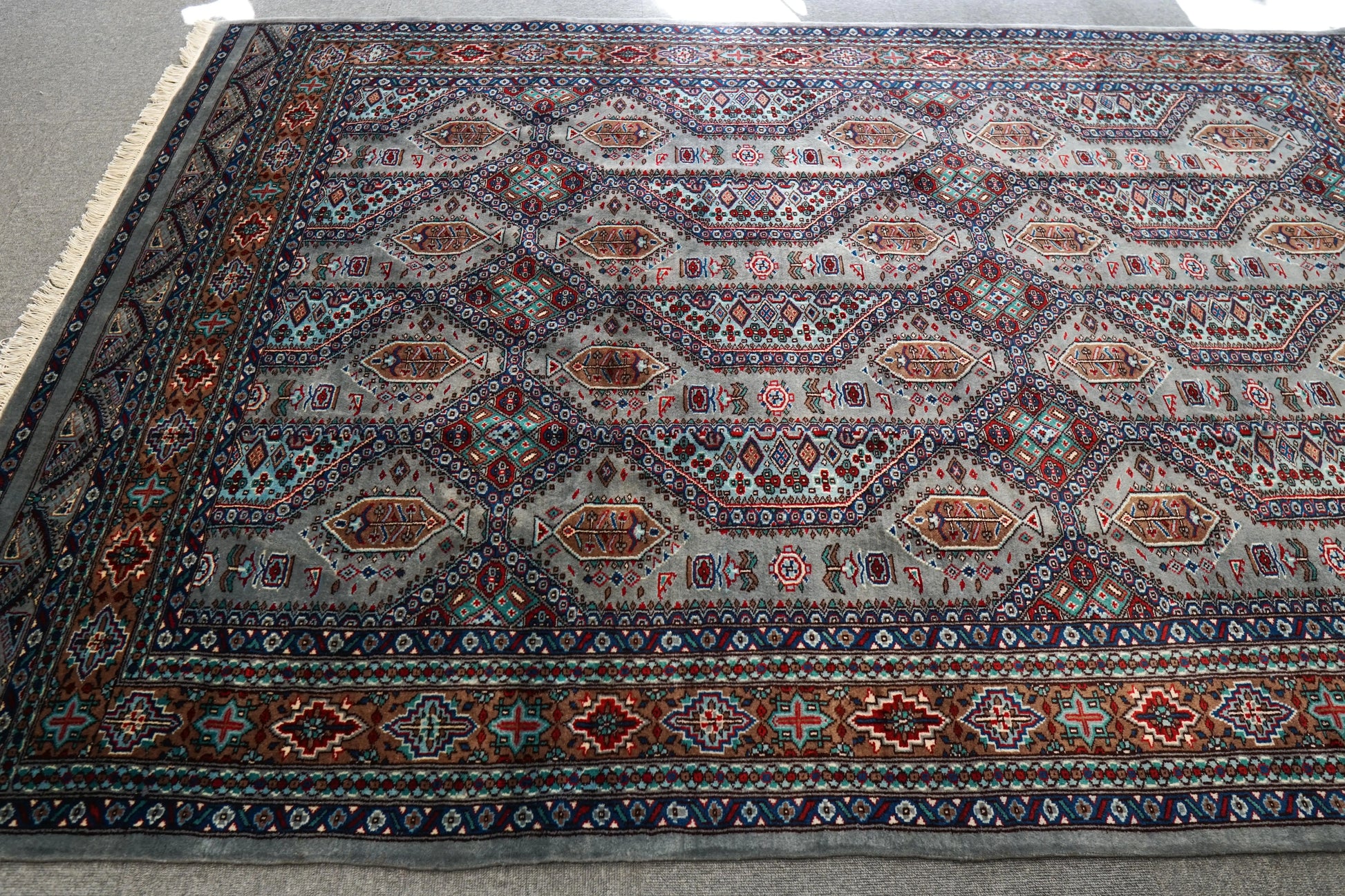 239×154cm【パキスタン手織り絨毯】 Decorworks