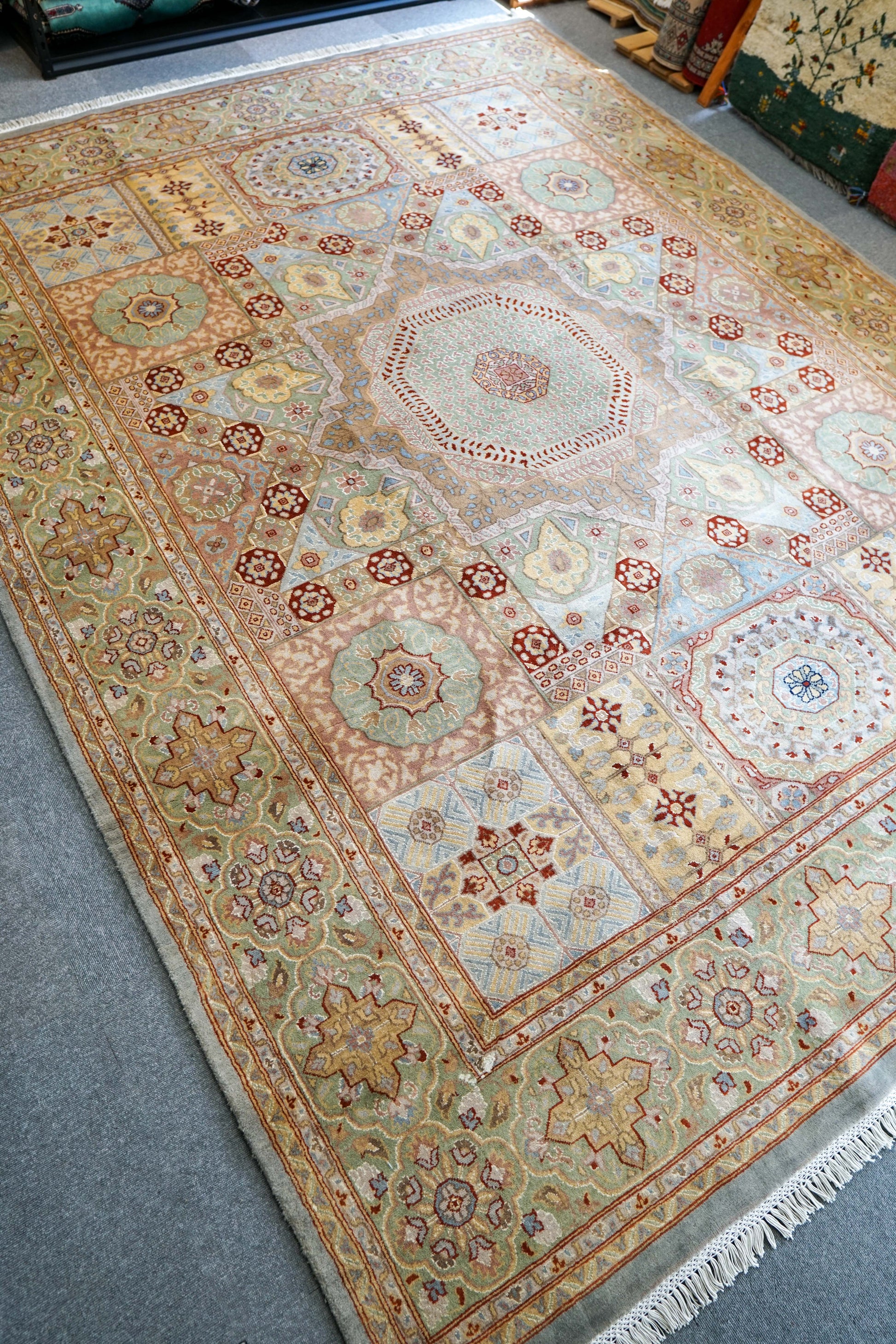 Collection 314×240cm パキスタン手織り絨毯｜マムルーク様式 ダブルノットの上質な