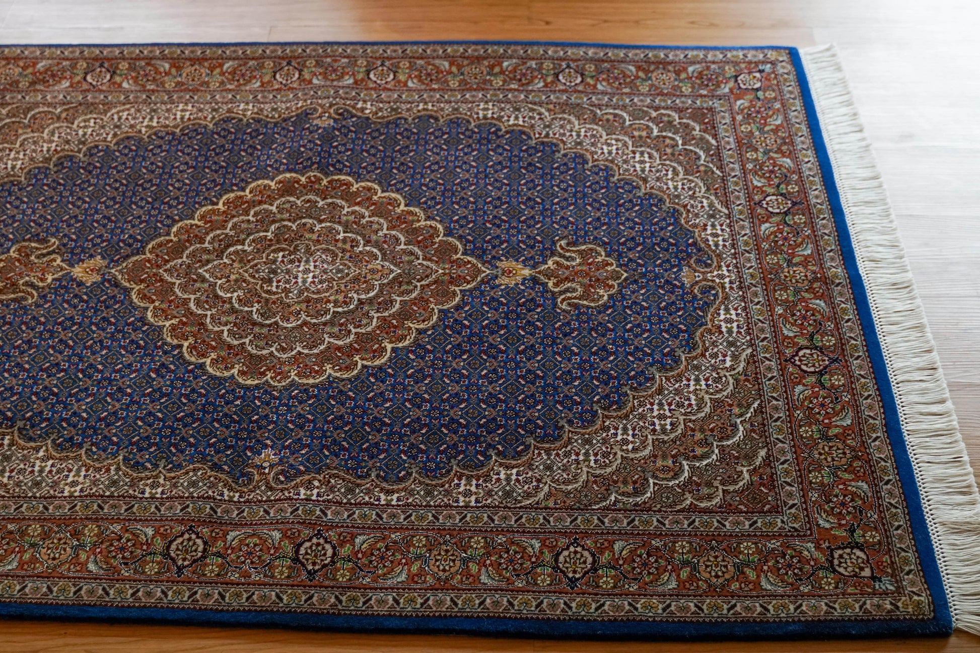 Collection 154×106cm 手織り ペルシャ絨毯 タブリーズ産　50RAJ