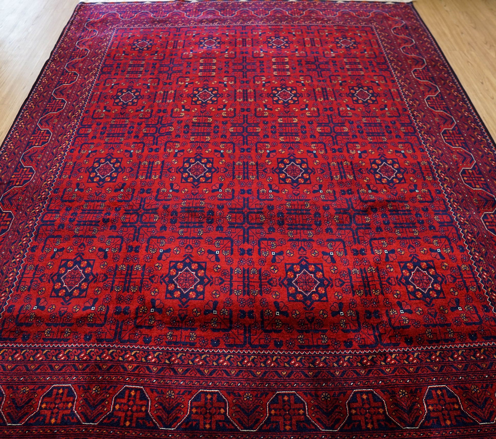  アフガニスタン絨毯 カールモハメディ ビルジククオリティ 240×180cm