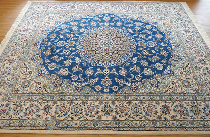  ペルシャ絨毯 ナイン産 250×204cm　