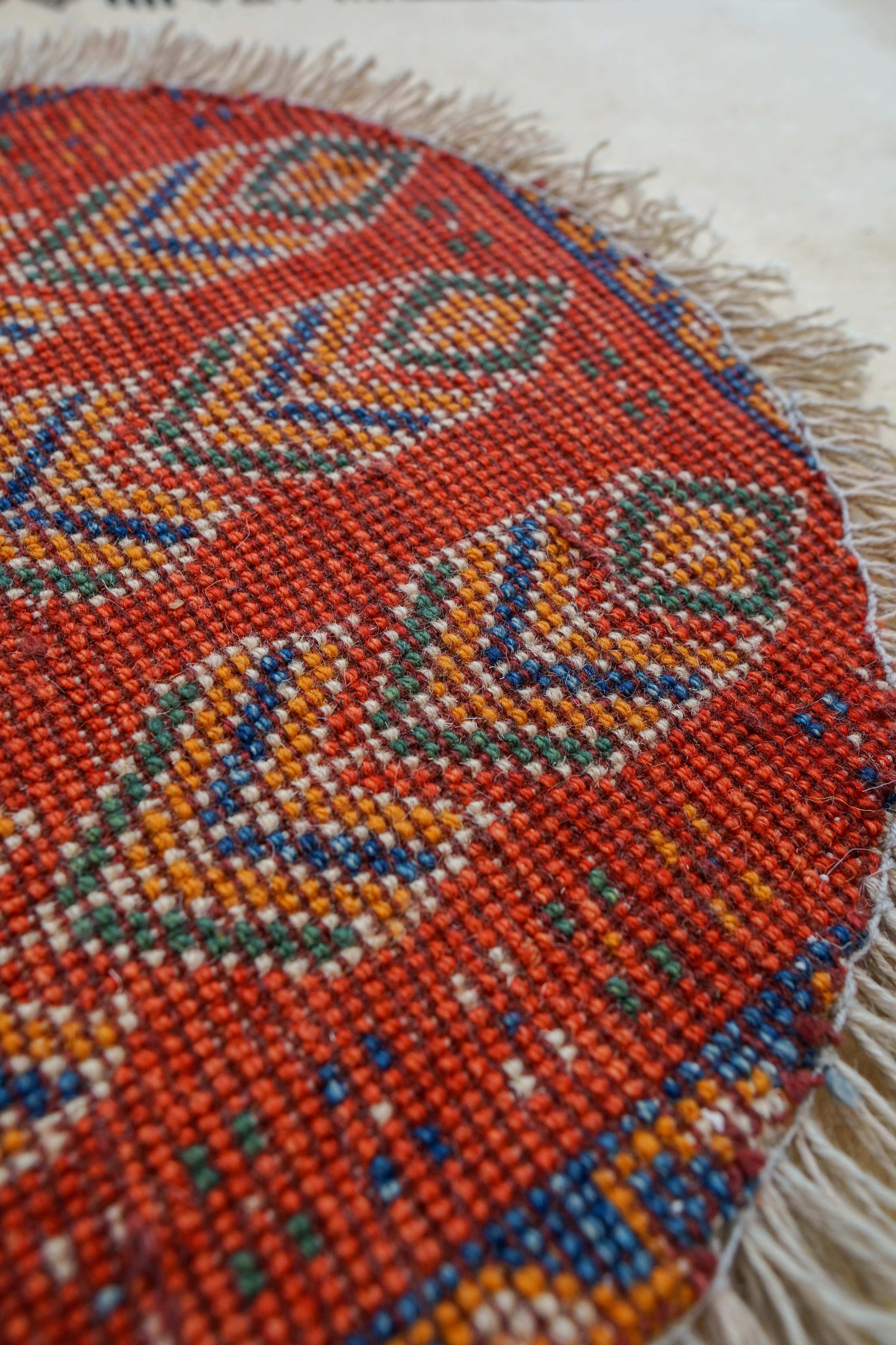 40×40cm ペルシャ絨毯 手織りギャッベ アマレ族 ギャベ – Decorworks