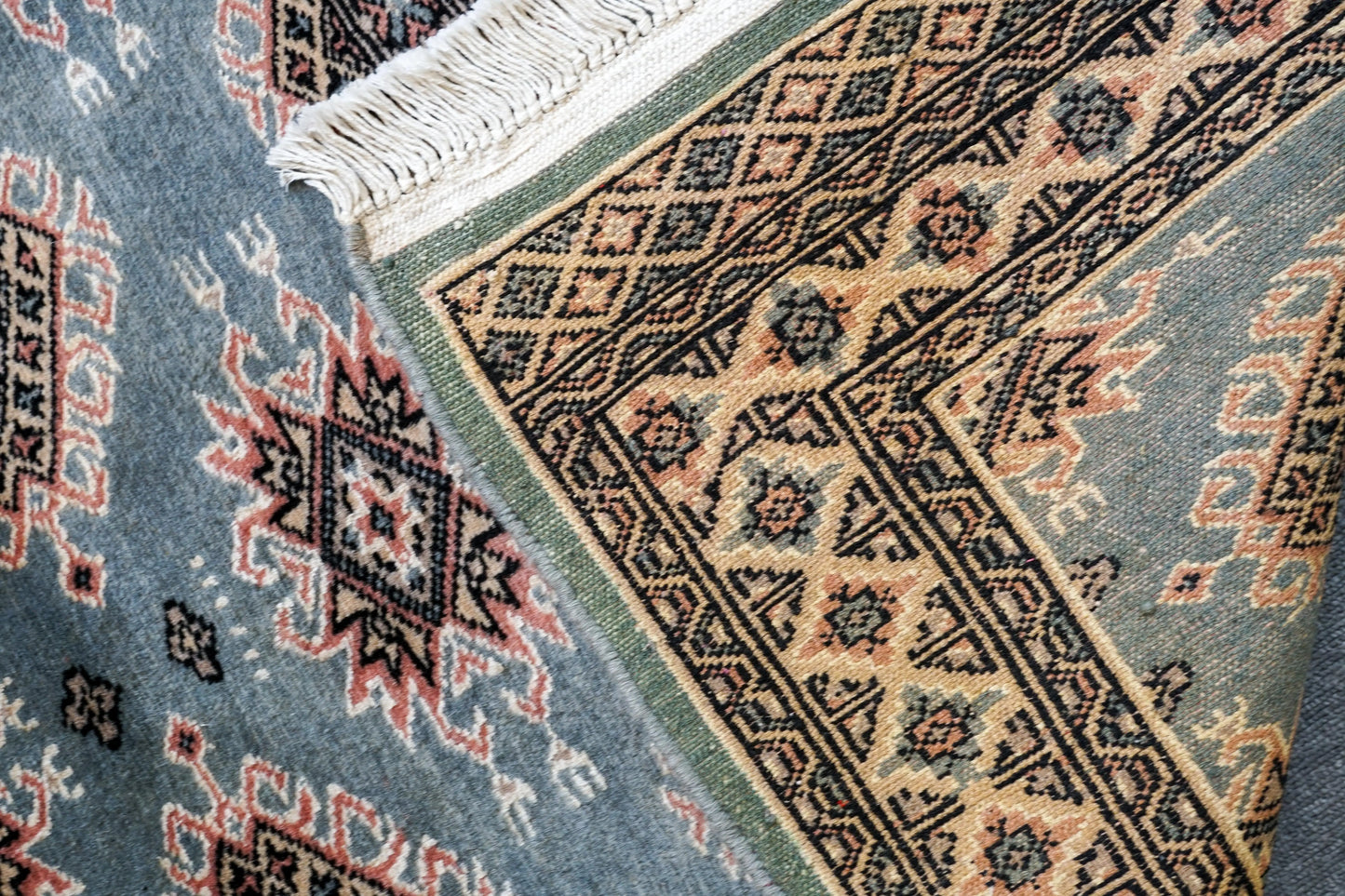 144×92cm【パキスタン手織り絨毯】 Decorworks